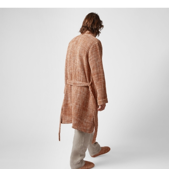 PARACHUTE waffle terracota robe - Picture 3 of 5